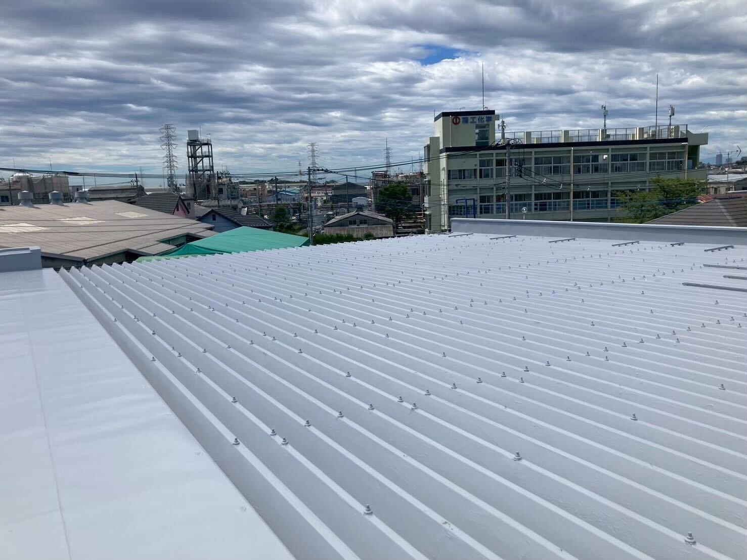 塗装作業の様子